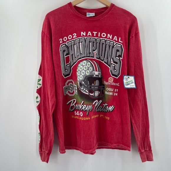 '47 BRAND VINTAGE TUBULAR Top Size S/M Long Sleeve Ohio State Buckeyes NWT - Picture 13 of 13